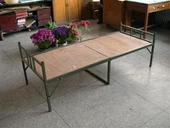 سرير تخييم مفرد قابل للطي